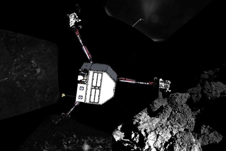 Die Raumsonde Rosetta nähert sich dem Kometen 67P/Tschurjumow-Gerasimenko.