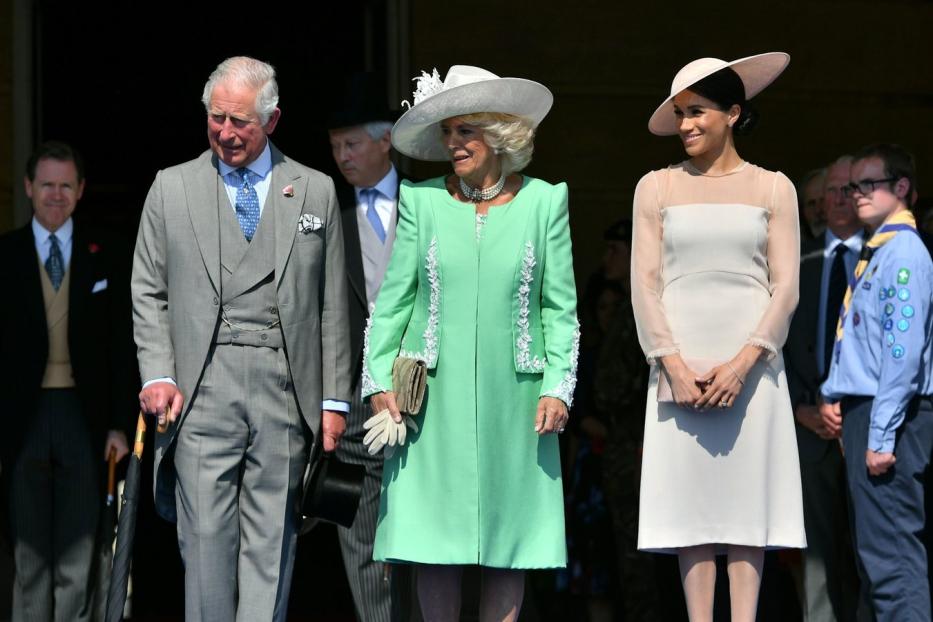 König Charles, Königin Camilla und Herzogin Meghan