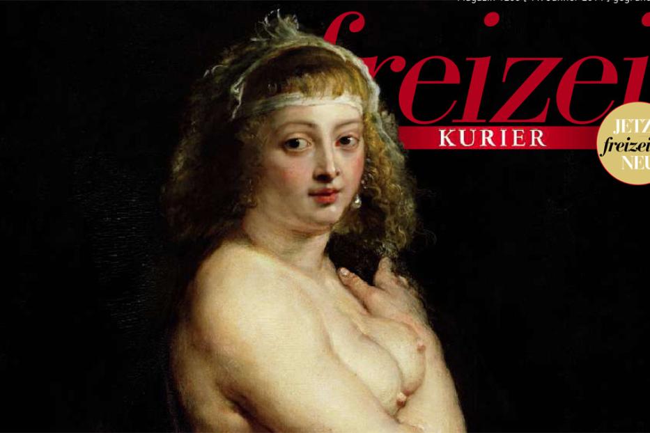 Das Gemälde „Bathseba mit dem Brief König Davids“ von Rembrandt auf einem Cover des Kurier Freizeit Magazins.