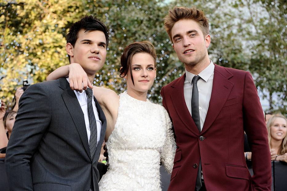 Die Stars der Twilight-Filme: Taylor Lautner, Kristen Stewart und Robert Pattinson.