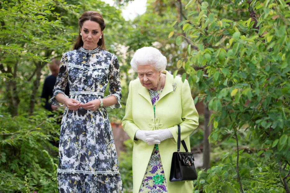 Herzogin Kate und Queen Elizabeth II