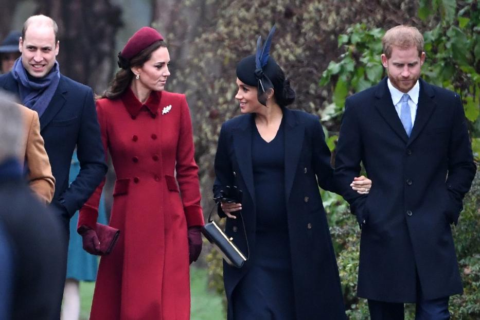 Prinz William, Prinzessin Kate, Herzogin Meghan und Prinz Harry