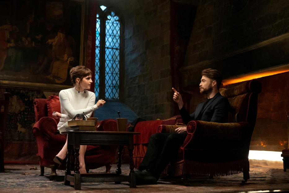 20 Jahre danach: Emma Watson (spielte Hermine) und Daniel Radcliffe (Harry) kehren nach Hogwarts zurück