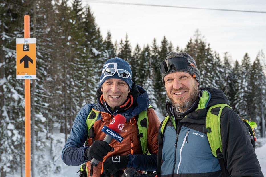 Tom Walek und Hermann Maier