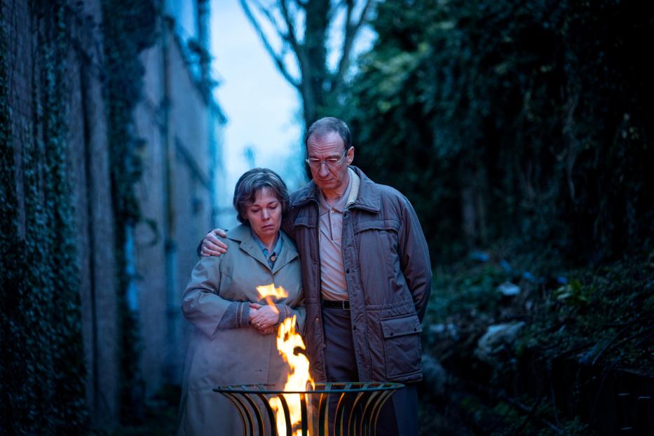 Olivia Colman und David Thewlis in &quot;Landscapers&quot;