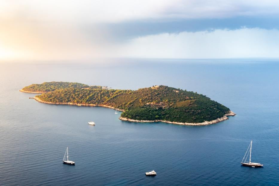 Traumhaft schön: Lokrum Island in Dubrovnik, Kroatien.