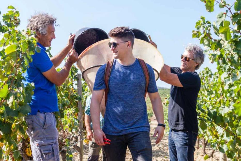 Gérard Bertrand, Jesse Bongiovi, Jon Bon Jovi