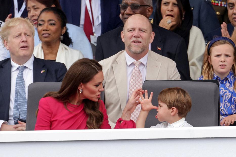 Herzogin Kate mit ihrem Sohn Prinz Louis