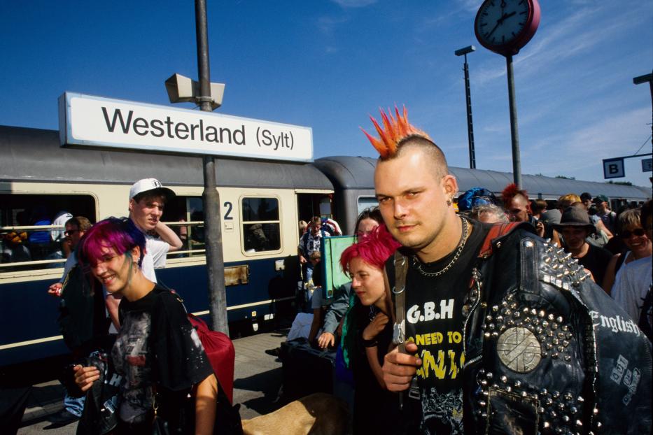 Schon 1995 machten Punks Sylt unsicher