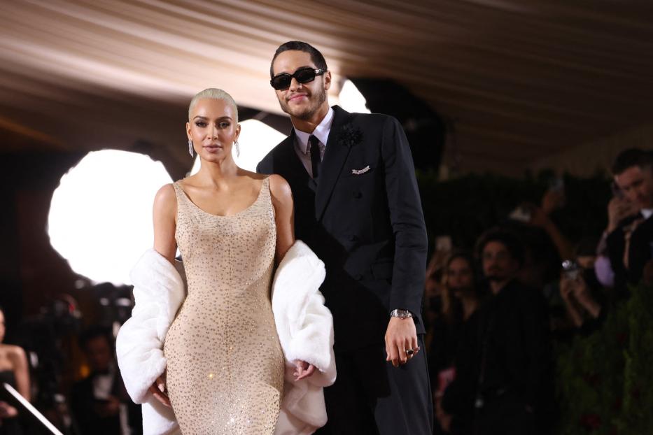 Kim Kardashian und Pete Davidson auf der Met Gala 2022