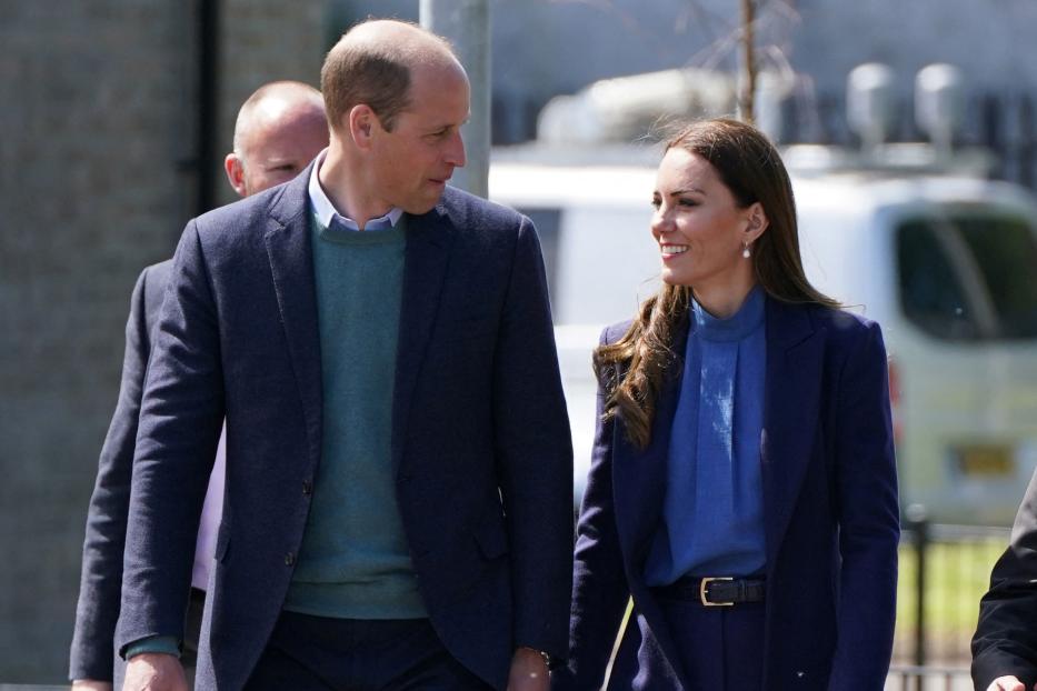 Britain's Prince William and Catherine, Duchess of Cambridge visit the Wheatley Group in Glasgow