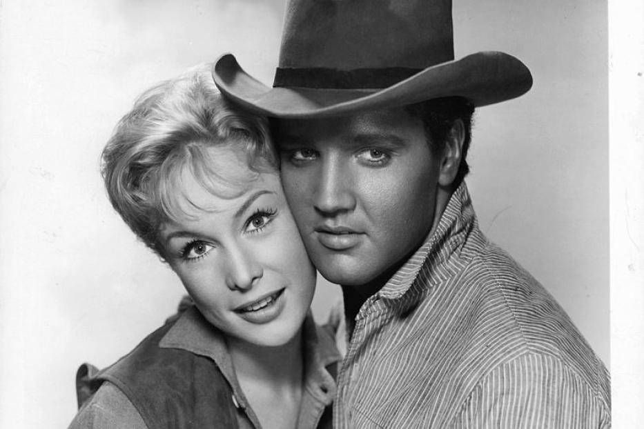 Barbara Eden und Elvis Presley