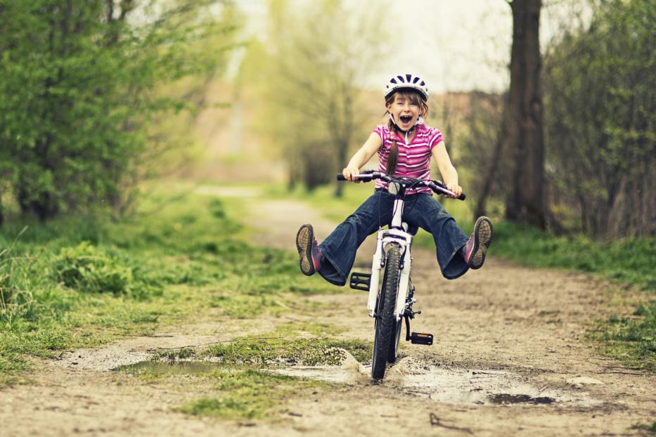 Sicher unterwegs: Pro Jahr ereignen sich rund 634 Unfälle mit Kindern bis 14 Jahre auf einem Fahrrad. Die Zahl steigt.