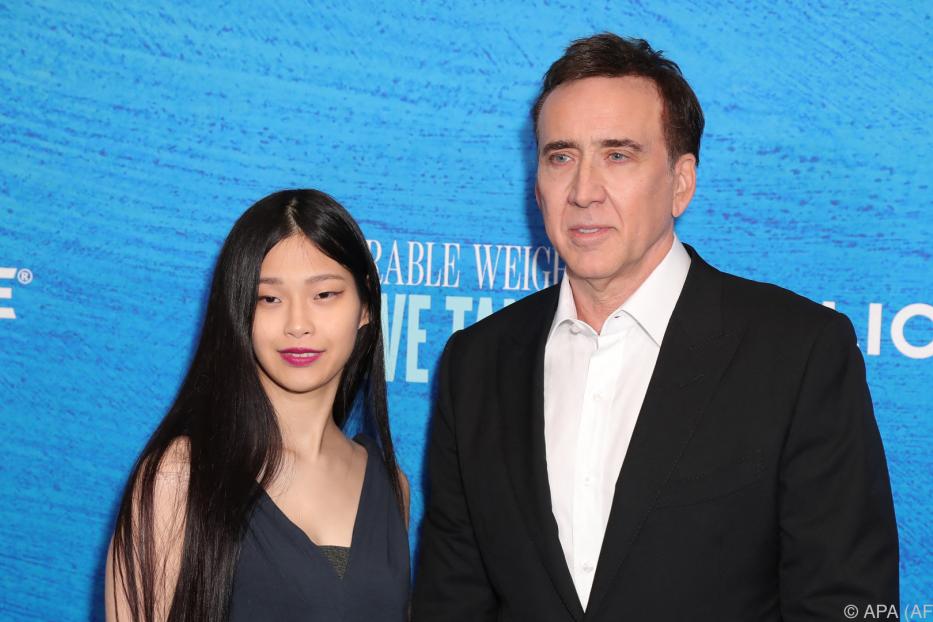 Nicolas Cage und seine Ehefrau Riko Shibata