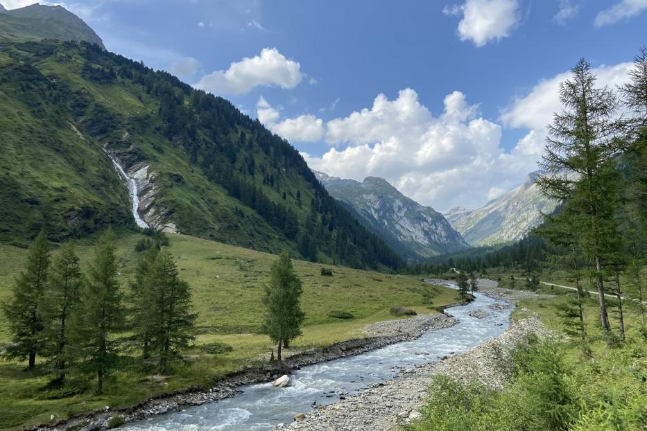 Das Dorfertal: endlos weit und doch nur bis Salzburg.