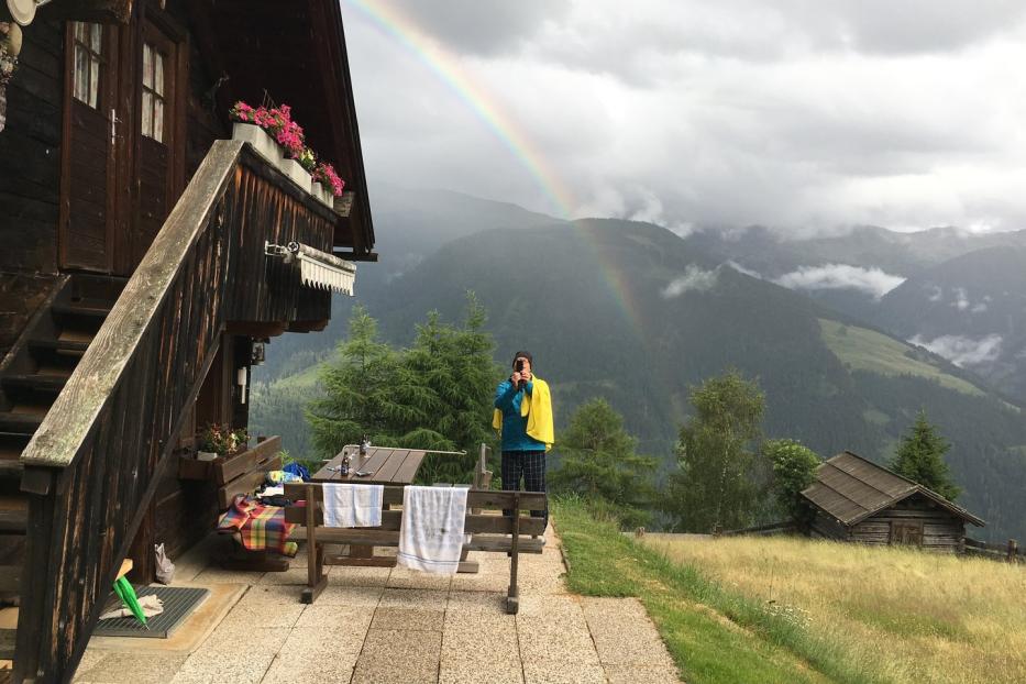 Kabarettist Herbert Steinböck schwärmt von „seiner geheimen“ Hütte im Mölltal. Wo sie genau liegt, verrät er aber nicht