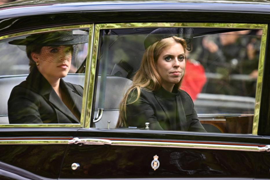 Die Prinzessinnen Eugenie (links) und Beatrice