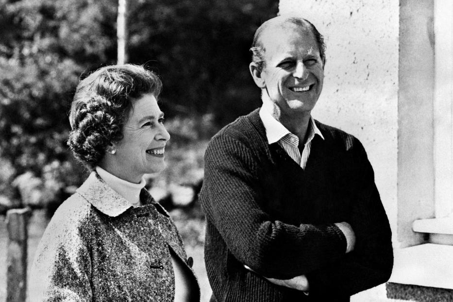 Queen Elizabeth und Prinz Philip im Jahr 1972