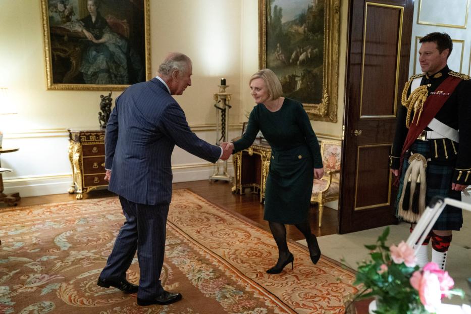 King Charles III und Liz Truss