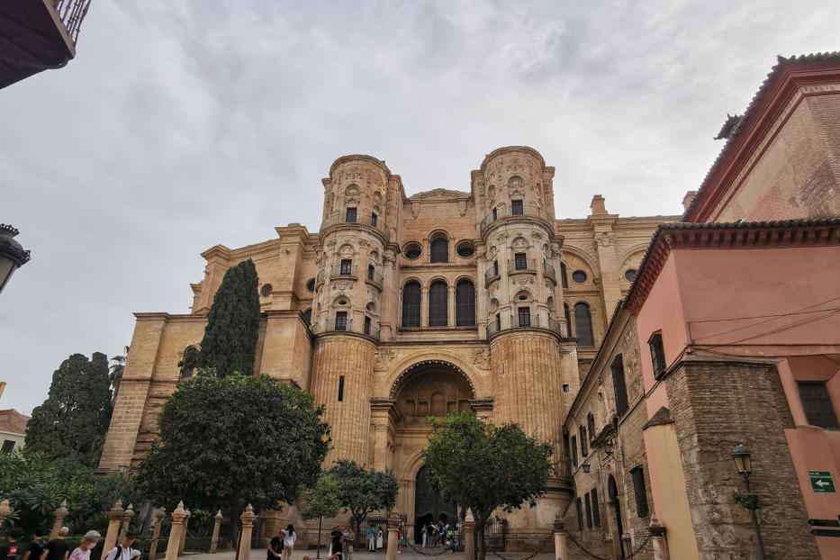 Die Kathedrale von Málaga liegt nahe des Museo Picasso