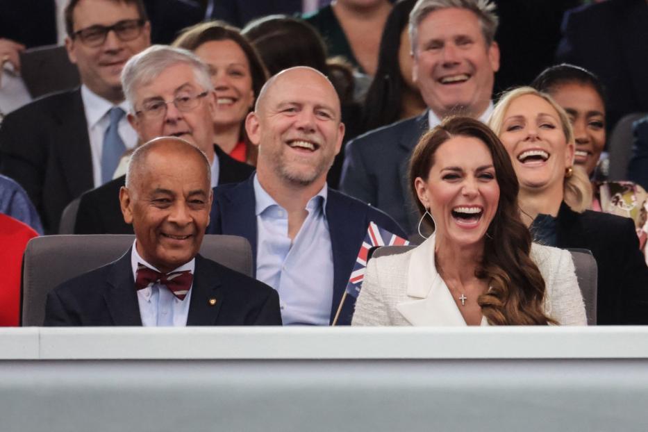 Mike Tindall im Bild mit Prinzessin Kate 