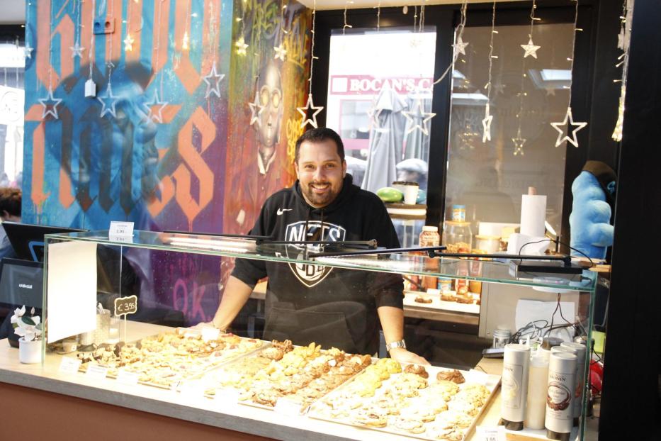 Sia Alizadeh-Stanek betreibt in Wien-Neubau das Pop-up &quot;Ich bin süß&quot;, verkauft werden hausgemacht NY-Style Cookies.