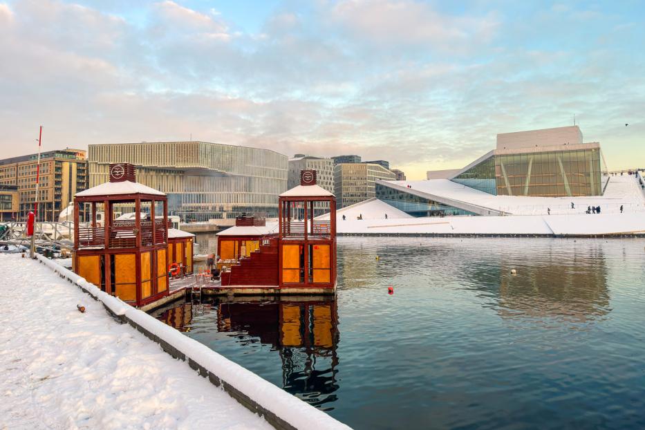 Oslo Oper Bibliothek Sauna