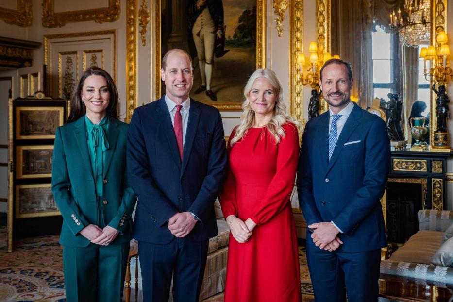 Kate, William, Mette-Marit und Haakon