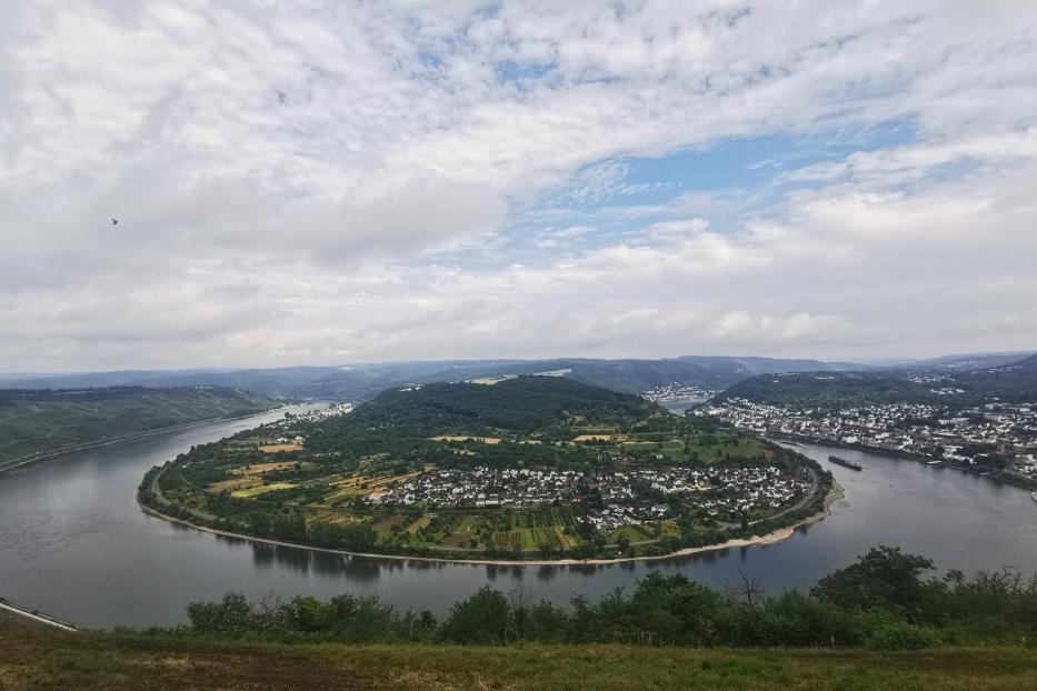 Mit dem Sessellift gelangt man auf das über Boppard gelegene Gedeonseck, wo sich der sogenannte Vierseenblick auftut