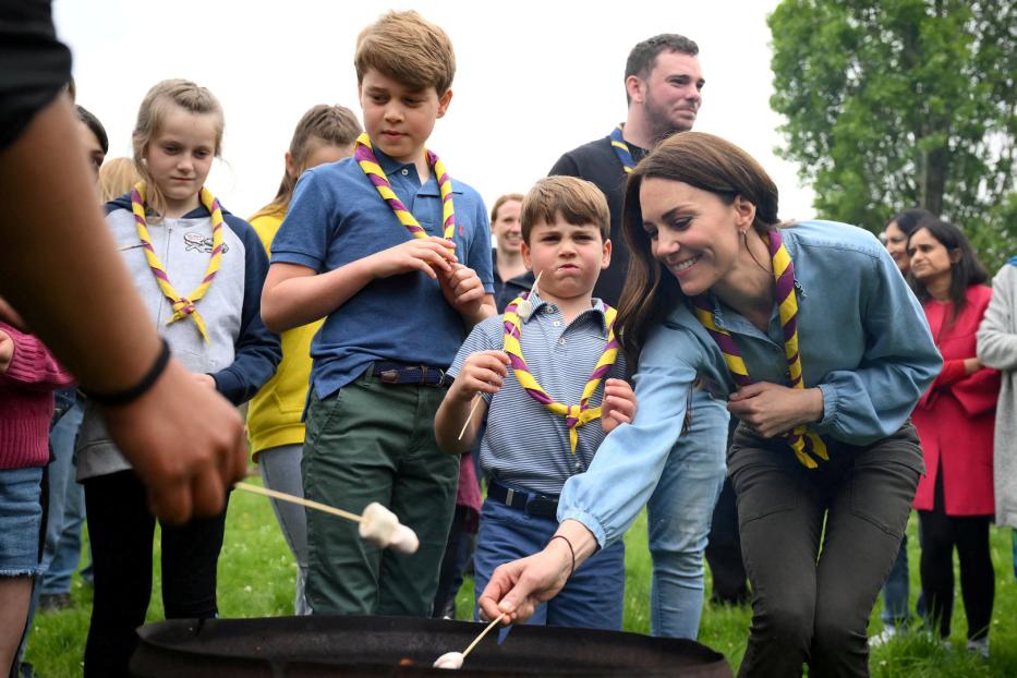 Prinzessin Kate, George und Louis