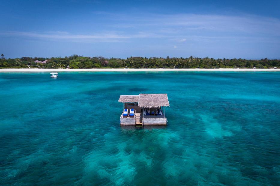 Kawayan Bar, Amanpulo, Philippinen