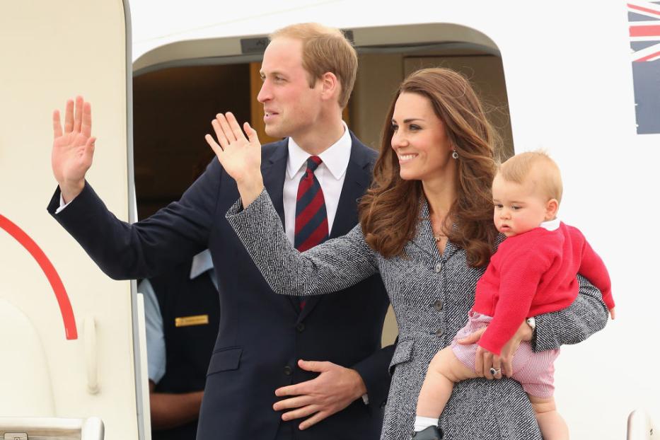 William, Kate und George 2014