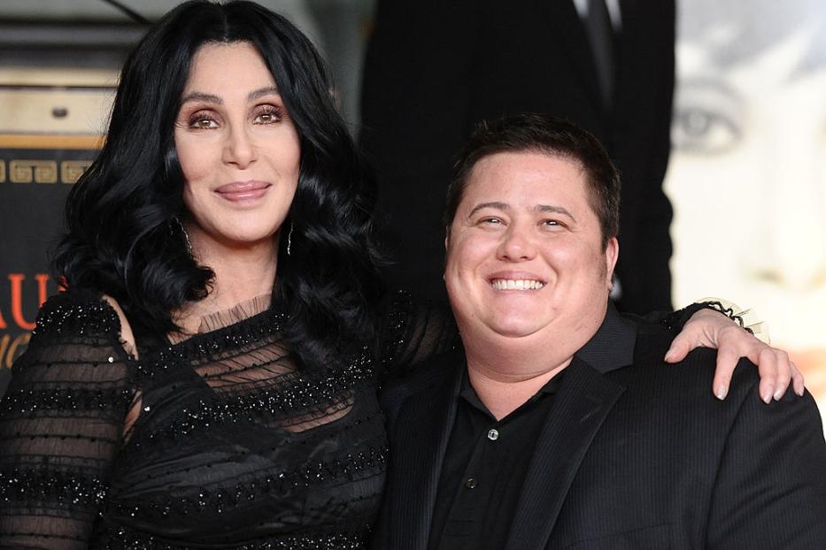 Cher mit Sohn Chaz Bono