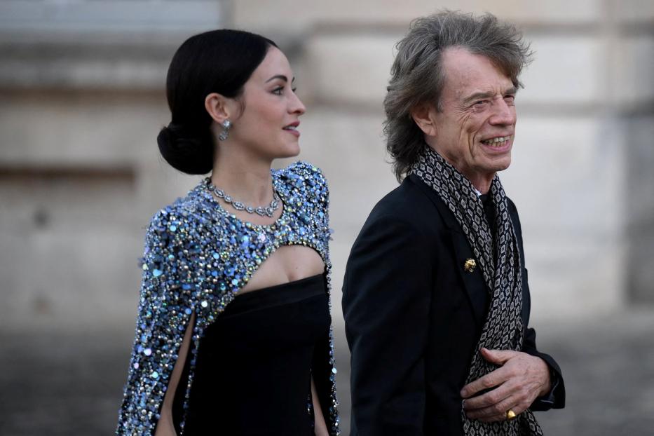 Mick Jagger mit Partnerin Melanie Hamrick