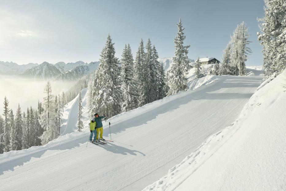 Schladming Dachstein Skigebiet mit Panorama