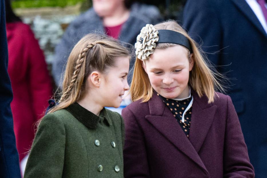 Prinzessin Charlotte und Mia Tindall am "Christmas Day" 2023