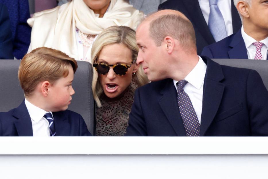 Prinz George, Zara Tindall und Prinz William