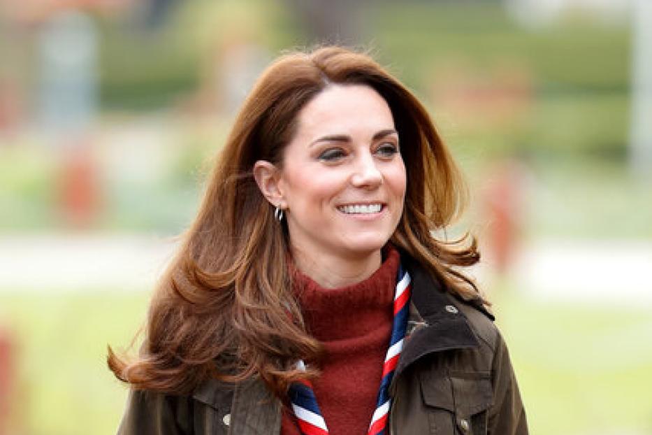 Prinzessin Kate mit einer Barbour-Jacke