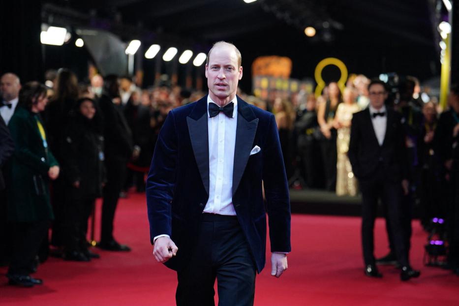 Prinz William bei der Verleihung der BAFTAS