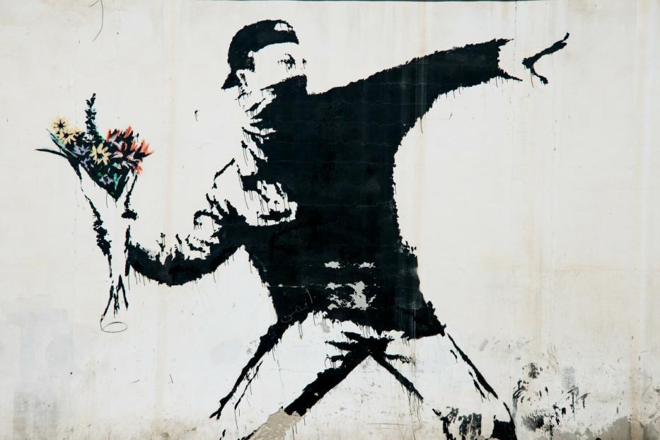 Banksy Love Is In The Air