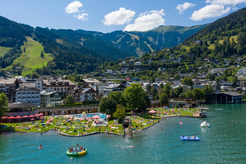 Ansichtssache Zell am See: Sieht so ein Traumstrand aus, der sich mit den schönsten der Welt messen kann? Warum eigentlich nicht?