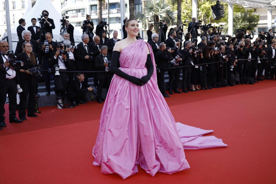 Greta Gerwig bei der Filmpremiere "L'Amour ouf" 