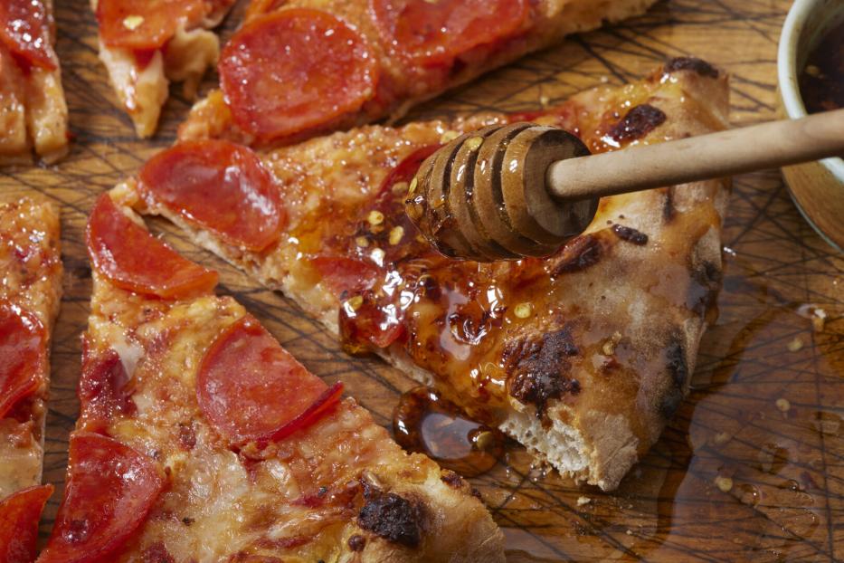 Hot Honey Pepperoni Pizza