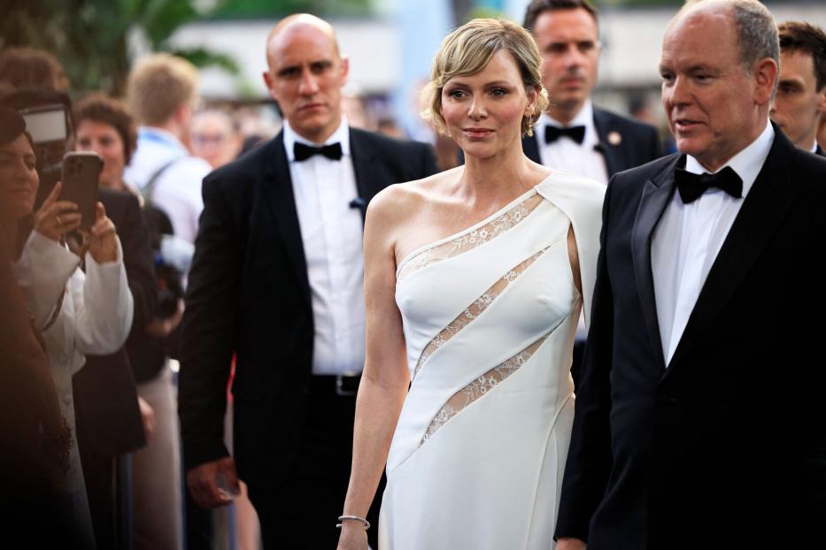 Charlène mit Fürst Albert beim Monte-Carlo Television Festival.