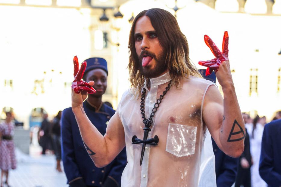 Jared Leto auf der Vogue World Fashion Show in Paris