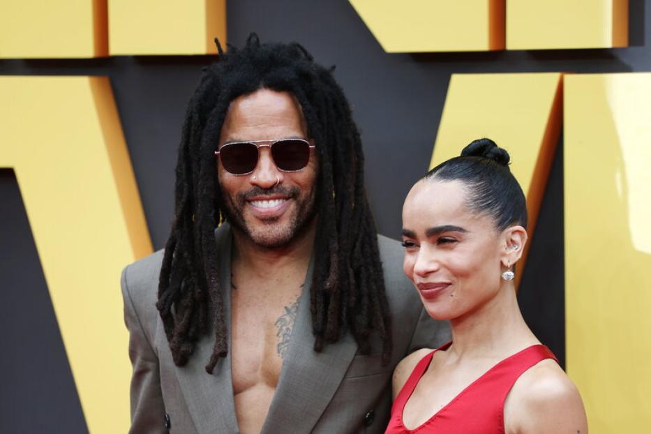 Lenny Kravitz mit seiner Tochter Zoe