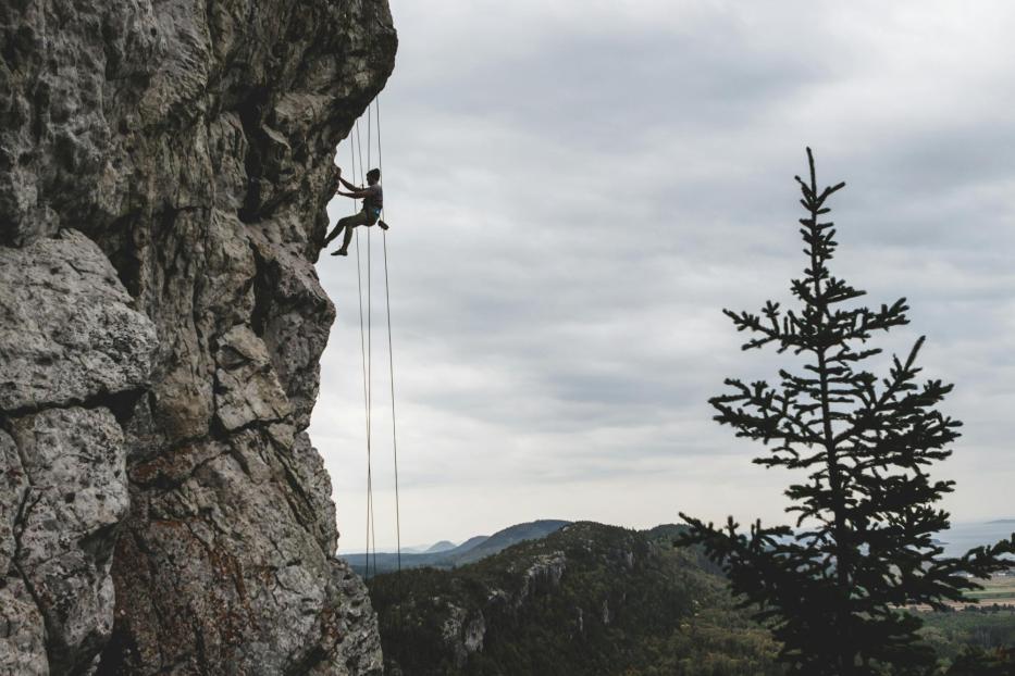 Bouldern in den Alpen 