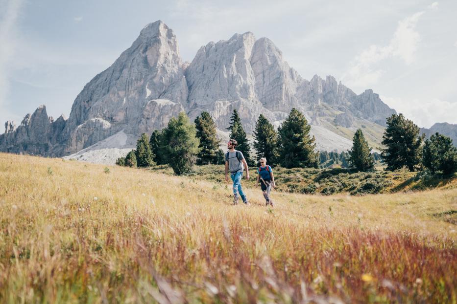 Eine Hütten-Wanderung im UNESCO-Weltnaturerbe Dolomiten