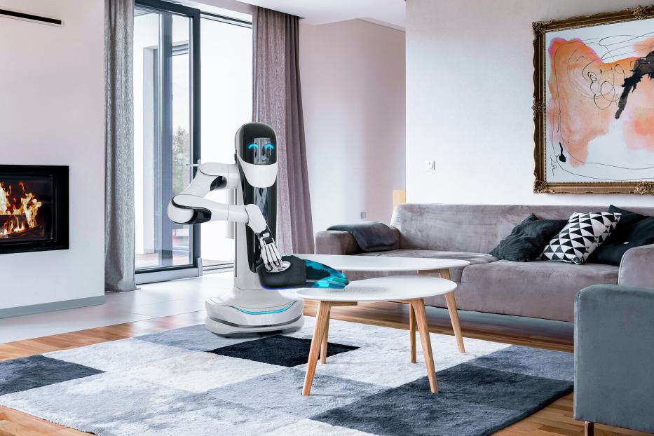 Ein Roboter-Helfer in der Wohnung der Zukunft