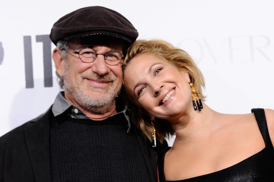 Steven Spielberg und Drew Barrymore 2009 bei einer Filmpremiere